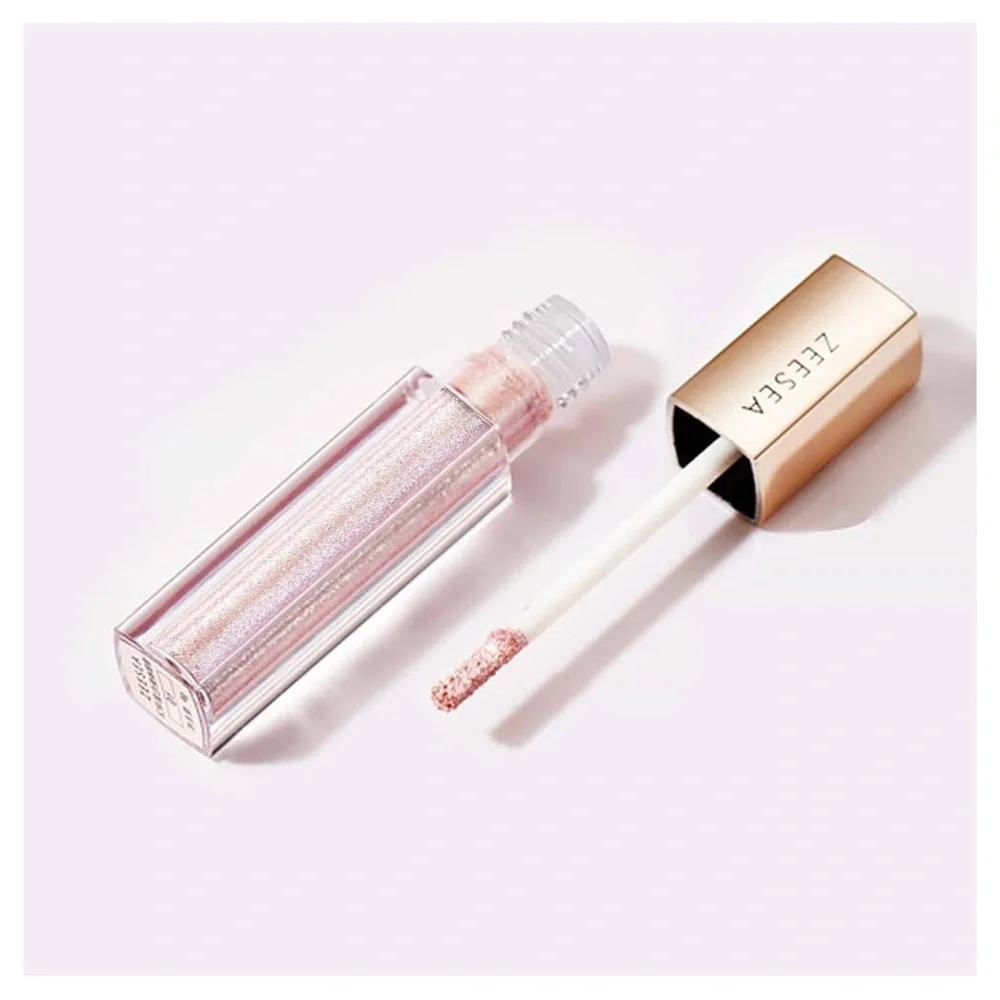 zeesea Glitter Galaxy Liquid Eyeshadow Dazzling Shimmer 15 Pink Coral NEW IN BOX
